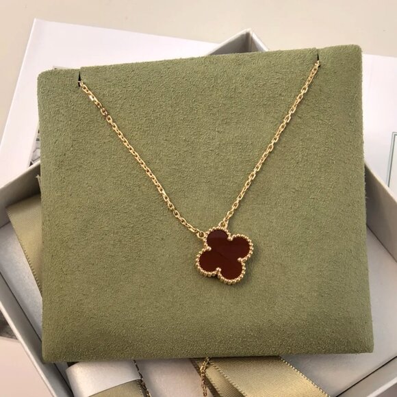 💎✨ Perfect✨💎Van Cleef & Arpels Vintage Alhambra 18K Yellow Gold Necklace - Picture 1 of 11